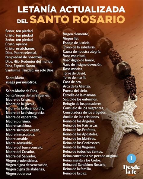letania del santo rosario